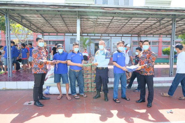 Pembagian perlengkapan mandi ini merupakan hak WBP yang diatur