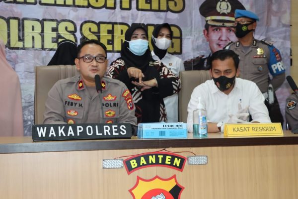 Polres Serang Tangkap Pembuang Bayi Di Area Persawahan