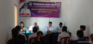 Sah,,,,,,!!!! Sebanyak 115 Orang KPM Penerima Alokasi BLT-DD 2022 Desa Koper Kecamatan Kresek Ditetapkan