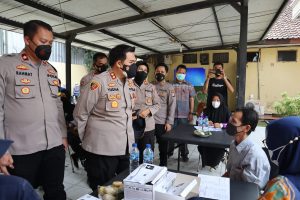 Polres Serang Terus Tingkatkan Vaksinasi Demi Tekan Penyebaran Virus Covid -19