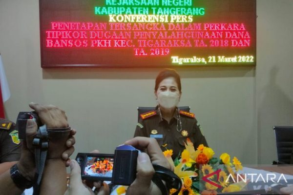 Pihaknya Kejari Tigaraksa, Banten telah menetapkan 2 tersangka PKH, begitu dengan barng-barang bukti