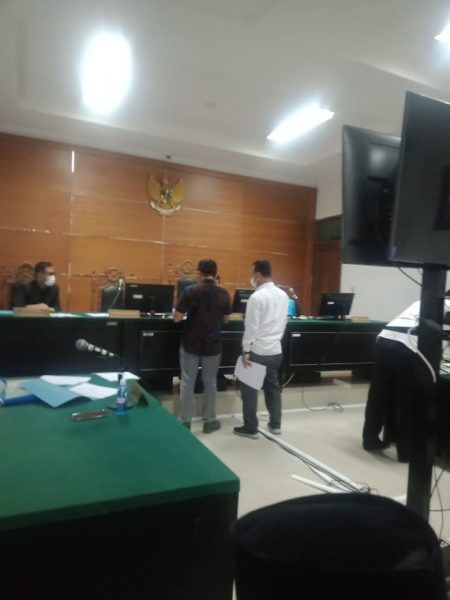 Sidang Gugatan Pilkades Desa Kibin,Lanjut Ketahap Pemeriksaan Barang Bukti