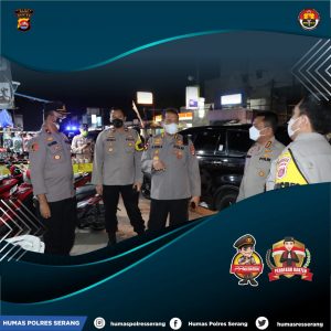 Tinjau Pos Pam Yan,Kapolres Serang Bersama Pamatwil Polda Banten Wujudkan Mudik Aman Dan Sehat