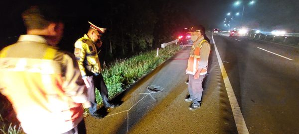 Dirlantas Polda Banten Jelaskan Kronologis Pejalan Kaki Tertabrak Mobil Di Tol Tangerang-Merak