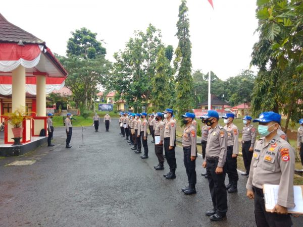 SPN Polda Banten Gelar Apel Pagi,Personel Dan Pengasuh