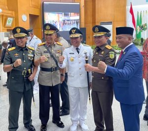 Wakapolda Banten Hadiri Pelantikan Sekda Banten Sebagai Pelaksana Jabatan Gubernur Banten