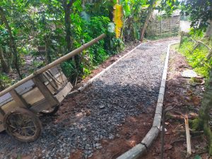 Proyek Jalan Paving Blok Di Desa Jeungjing Di Duga Tidak Sesuai RAB, Inspektorat Segera Periksa