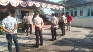 Kanit Patroli Iptu Fedy,S Pimpin Giat Apel Pagi Jajaran Polsek Kresek