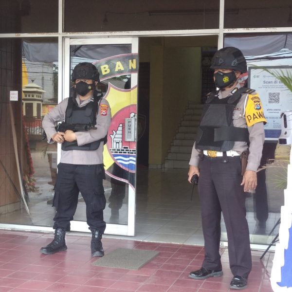 Tingkatkan Pengamanan Mako Polsek Balaraja Polresta Tangerang Polda Banten, Pawas Laksanakan Sispam Mako