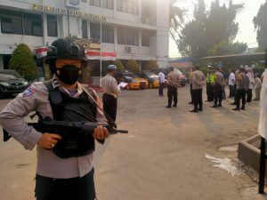 Apel Pagi Dipimpin Pawas Polsek Balaraja Polresta Tangerang Di Mako Polsek Balaraja