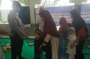 Wadirpolairud Polda Banten Melaksanakan Commander Wish Kapolda Banten Polisi Sayang Anak Yatim