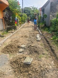 Proyek Paving Blok Di Perum Taman Adiyasa Blok F3 Perlu Dipertanyakan