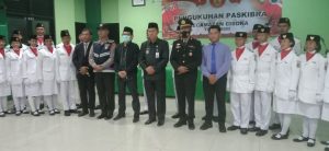 Camat Kukuhkan Paskibra Kecamatan Cisoka Tahun 2022