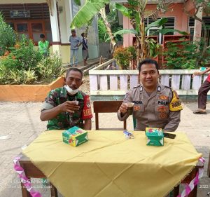 Polsek Mauk Polresta Tangerang Melaksanakan Program Commander Wish Kapolda Banten Guyub TNI-Polri