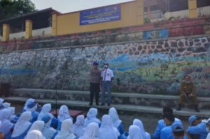 Ditpolairud Polda Banten Bersama GMDM Kota Cilegon Sosialisasi Tentang P4GN Di lingkungan Sekolah