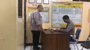 Pawas Dan Personil Piket Fungsi Cek Langsung Rutan Mako Polsek Cikupa Polresta Tangerang