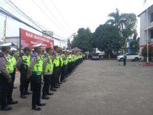 Apel Pengamanan Kepulangan Wakil Presiden RI ke Istana Negara Jakarta