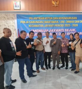 Forum Media Center Balaraja Hadiri Undangan Pelantikan Ketua Dan Kepengurusan Pokja Jayanti