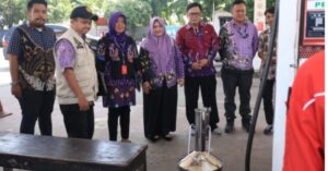 Jelang Nataru, Disperindag Kabupaten Tangerang Cek Alat Ukur SPBU