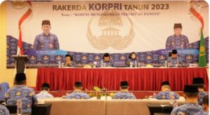 Pj Bupati Tangerang Buka Rapat Kerja Korpri Kabupaten Tangerang