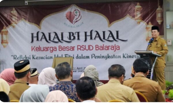 RSUD Balaraja Gelar Halal Bihalal, Asda III: Tingkatkan Mutu Pelayanan