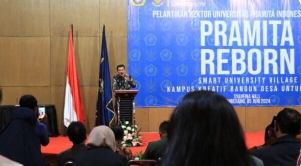 Sekda Hadiri Pelantikan Rektor Universitas Pramita Indonesia Periode 2024-2029