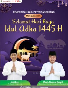 Pemerintah Kabupaten Tangerang Mengucapkan Selamat Hari Raya IDUL Adha 1445 H