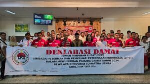 DPP Lembaga Peternak dan Pemerhati Peternakan Indonesia (LP3I) Sumut Gelar Deklarasi Dukung Pilkada Serentak Tahun 2024