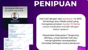 Pemkab Tangerang Minta Waspadai Penipuan Mengatasnamakan Aparat Pemkab Tangerang