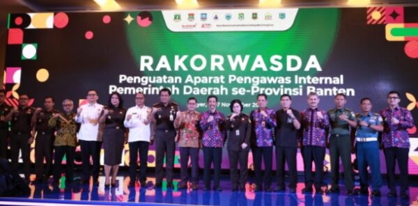 Pj Bupati Hadiri Rakorwasda Penguatan Aparatur Pengawasan Internal Pemerintah Daerah