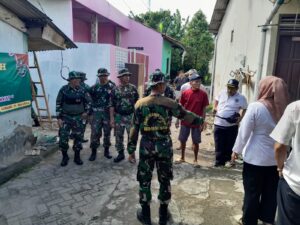 Karya Bhakti bedah rumah dalam rangka hari juang TNI AD ke 79