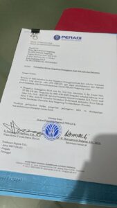 DPN PERADI, Meminta DKD PERADI Tangerang Untuk Menindaklanjuti Dan Memproses. Pengaduan Hok Suie Atas Dugaan Pelanggaran Terkait Kode Etik Advokat Indonesia.