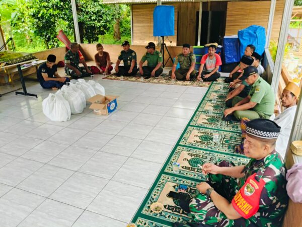 Jum’at berkah Koramil 05/Balaraja, Kodim 0510/TRS peduli Santri