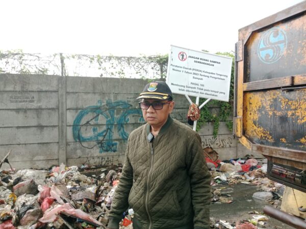 Gempuran Sampah UPT 2 Balaraja di Jalan Baru, H. Fajar : Pasca Bersih Belum Ada Solusinya
