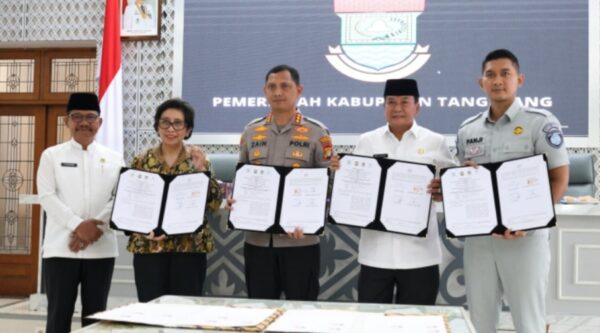 Pemkab Tangerang dan 3 Instansi Tanda Tangani Kesepakatan Penanganan Korban Kecelakaan Melalui Program TACS