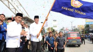 Bupati Tangerang Lepas Peserta Karnaval Festival Tabuh Bedug Ke-34 Kecamatan Teluknaga