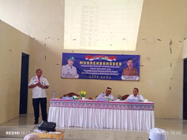 OPTIMALKAN SUMBER DANA ALTERNATIF, MUSRENBANGDES SAGA RUMUSKAN RKPDes 2026