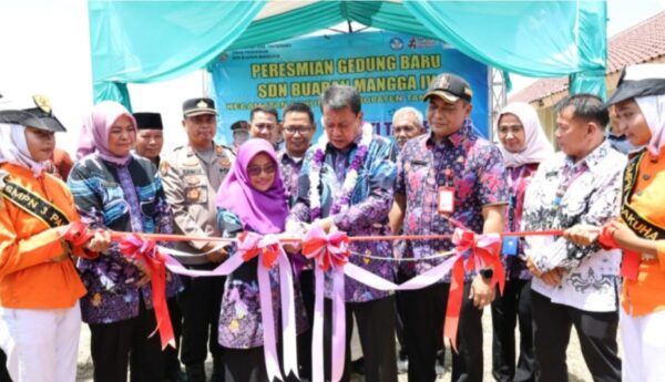 Bupati Resmikan Gedung Revitalisasi SDN Buaran Mangga IV Kecamatan Pakuhaji