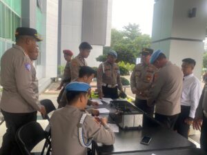 Polresta Tangerang Periksa Senpi Seluruh Anggota, Pastikan Digunakan Sesuai Prosedur