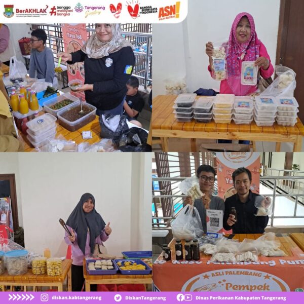 Melalui Festival Kuliner Gemarikan Ramadhan, Dinas Perikanan Dorong Konsumsi Ikan Dan UMKM Kelompok Pengolah Dan Pemasar (POKLAHSAR) Hasil Perikanan Agar Dikenal luas