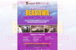 Wujudkan Kuliah Gratis, Pemkab Tangerang Kembali Buka Beasiswa Tangerang Gemilang 2026